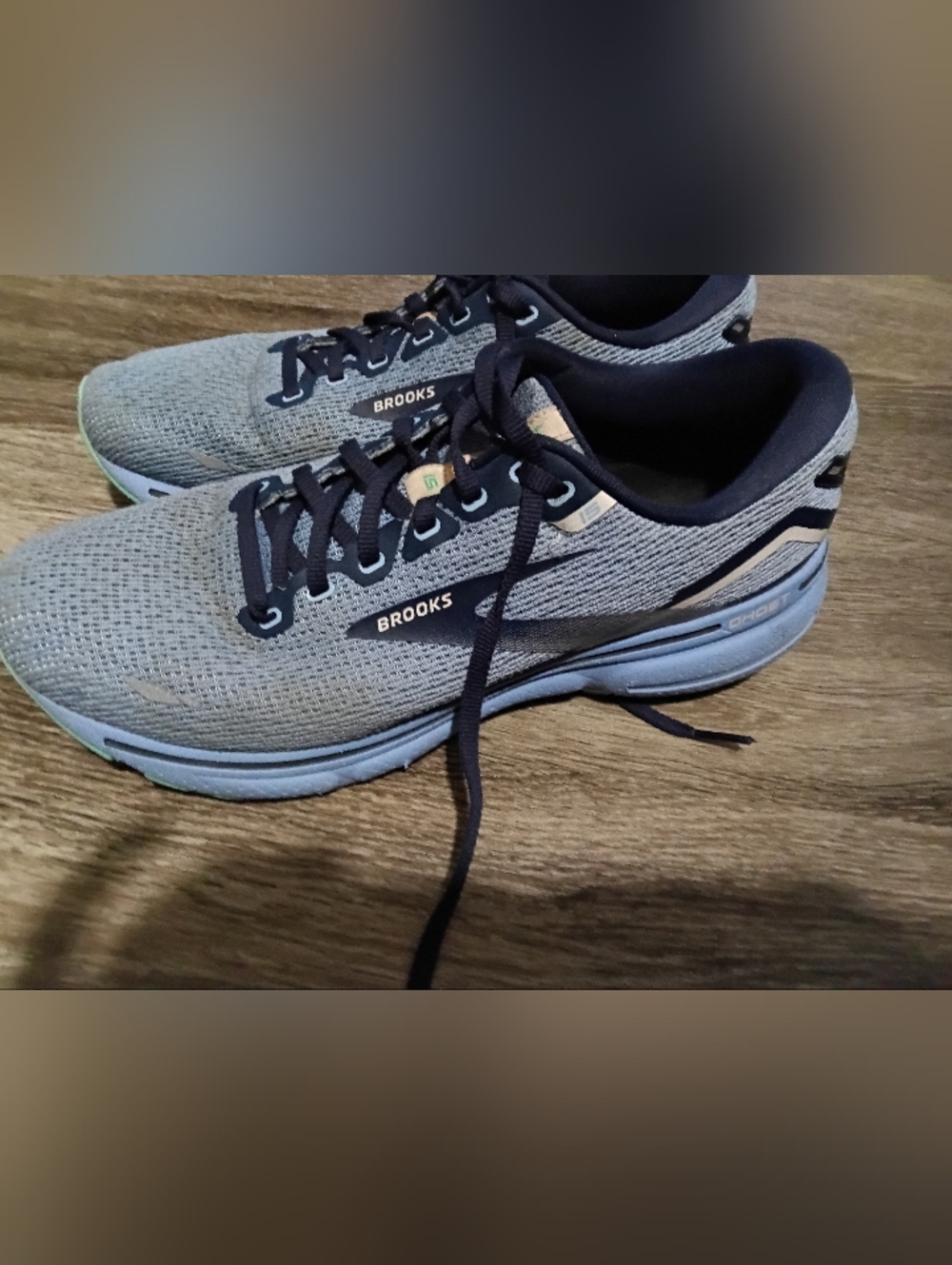 Brooks Ghost 15 Women’s Size 11 Running Shoes ‘vista Blue/linen’ - Picture 2 of 10